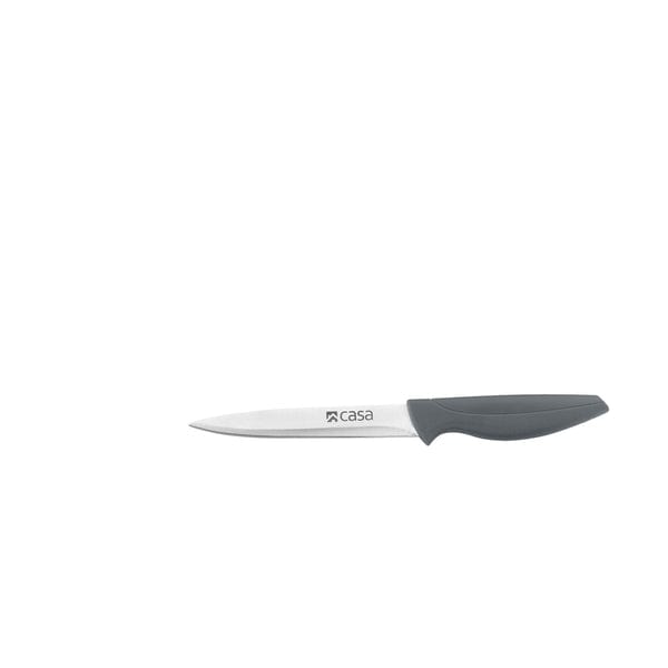 CASA Knife Block Casa Marble Firenze Knife & Block Grey 5 Piece CAKBS21