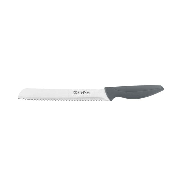 CASA Knife Block Casa Marble Firenze Knife & Block Grey 5 Piece CAKBS21
