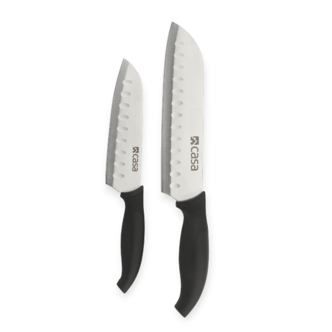 CASA Knife Casa Napoli Santoku Knife Set 2 Piece CAKS04
