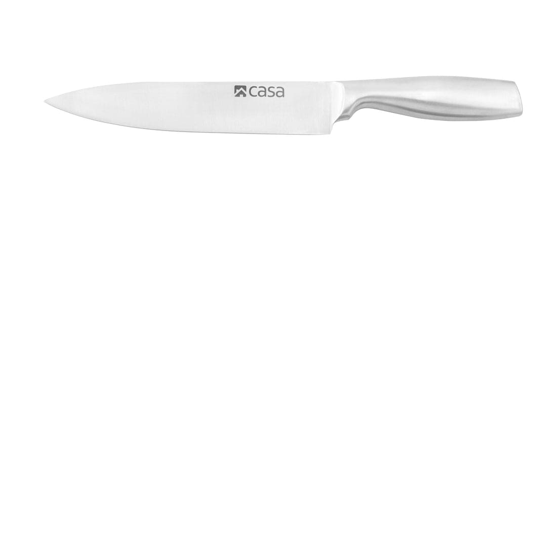 CASA Knife Casa Stainless Steel Palermo Knife Set & Block 6 Piece CAKBS20