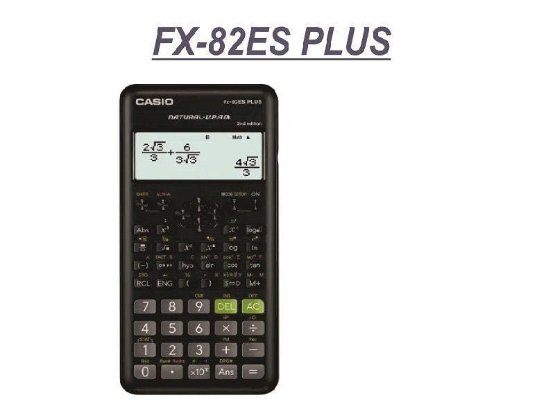CASIO CALCULATOR Casio FX-82ES Plus 2nd Edition Scientific Calculator Black (7797876392025)