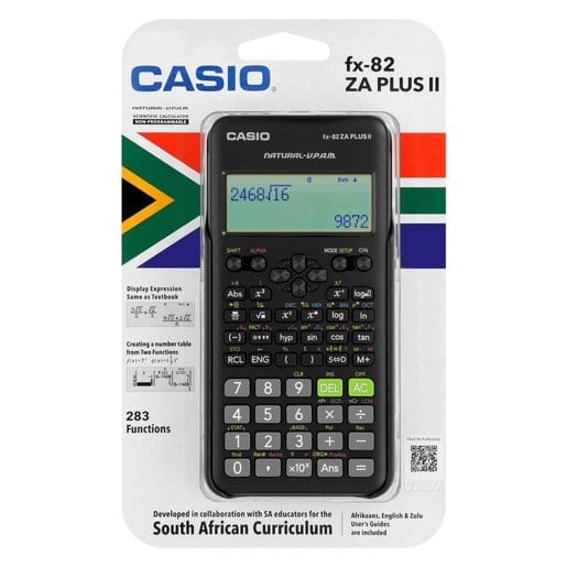 CASIO CALCULATOR Casio FX-82ZA Plus II Scientific Calculator Black (2121570779225)