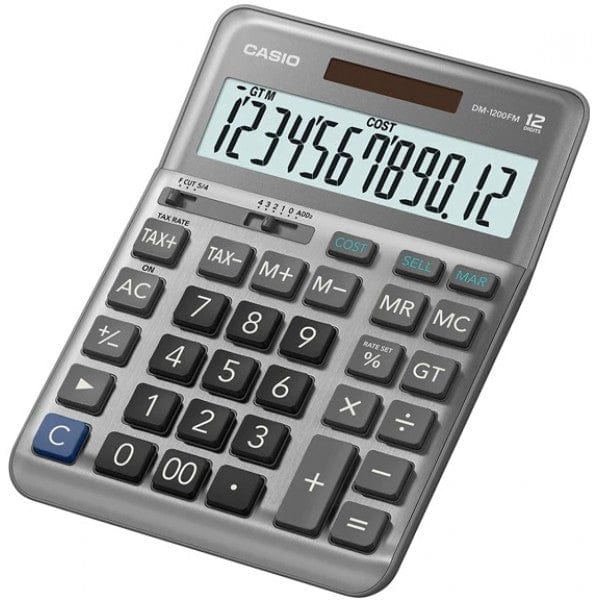 CASIO Scientific Calculators Casio Desktop Calculator DM-1200FM-W-DP (7400547123289)