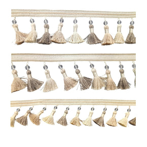 Castellano Beltrame Curtain Fringe Tassel Curtain Fringe Studio Beige