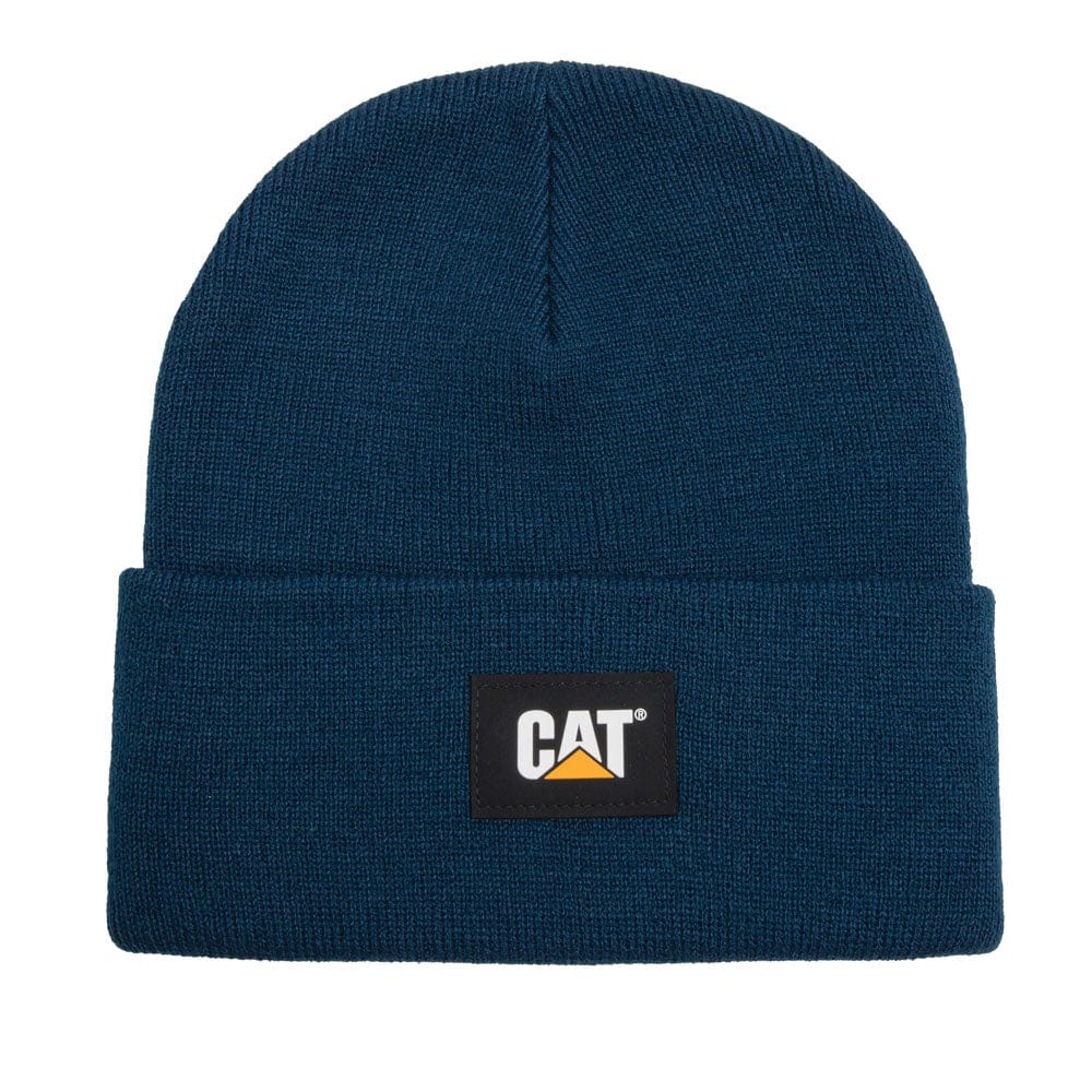 Caterpillar Beanie Caterpillar Cat Cuff Beanie Detroit Blue