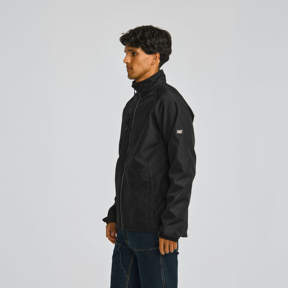 Caterpillar Jacket Caterpillar Ripstop Softshell Jacket-Black 1040046-12195