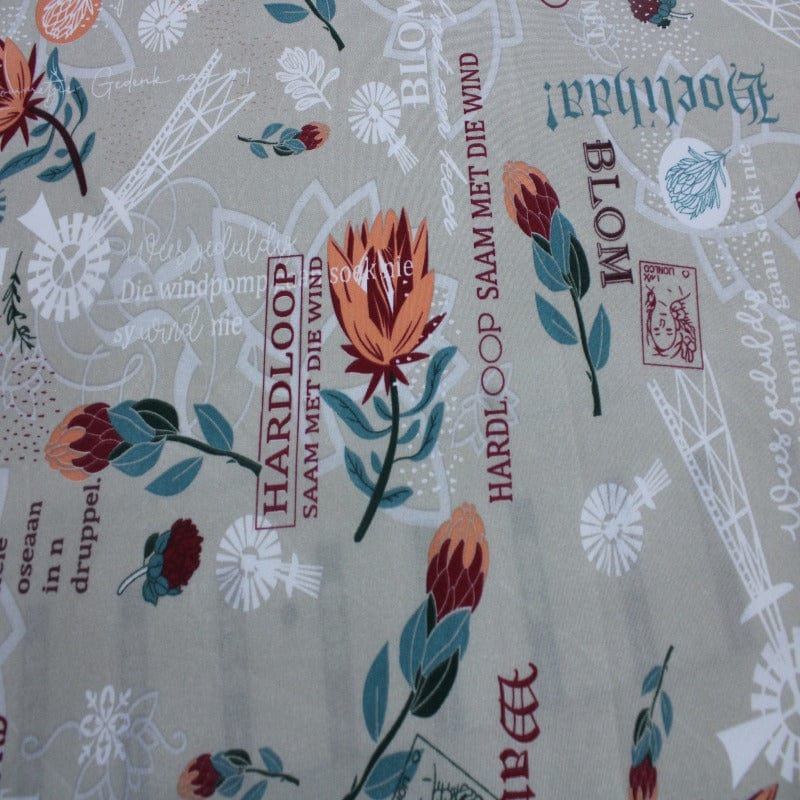 Mini Matt Printed Mini Matt DES.17 COL.8 Light Brown 150cm (7120054419545)