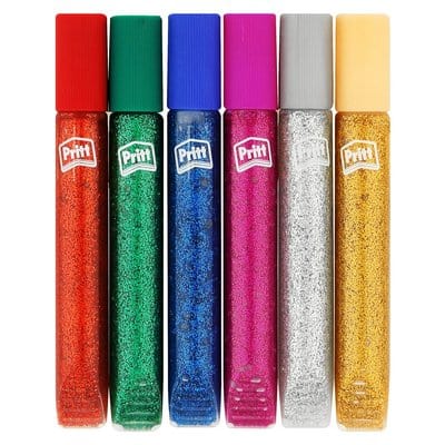Pritt Tech & Office Pritt Kids Art Brights Glitter Glue Pens 10ml x 6 (7397165891673)