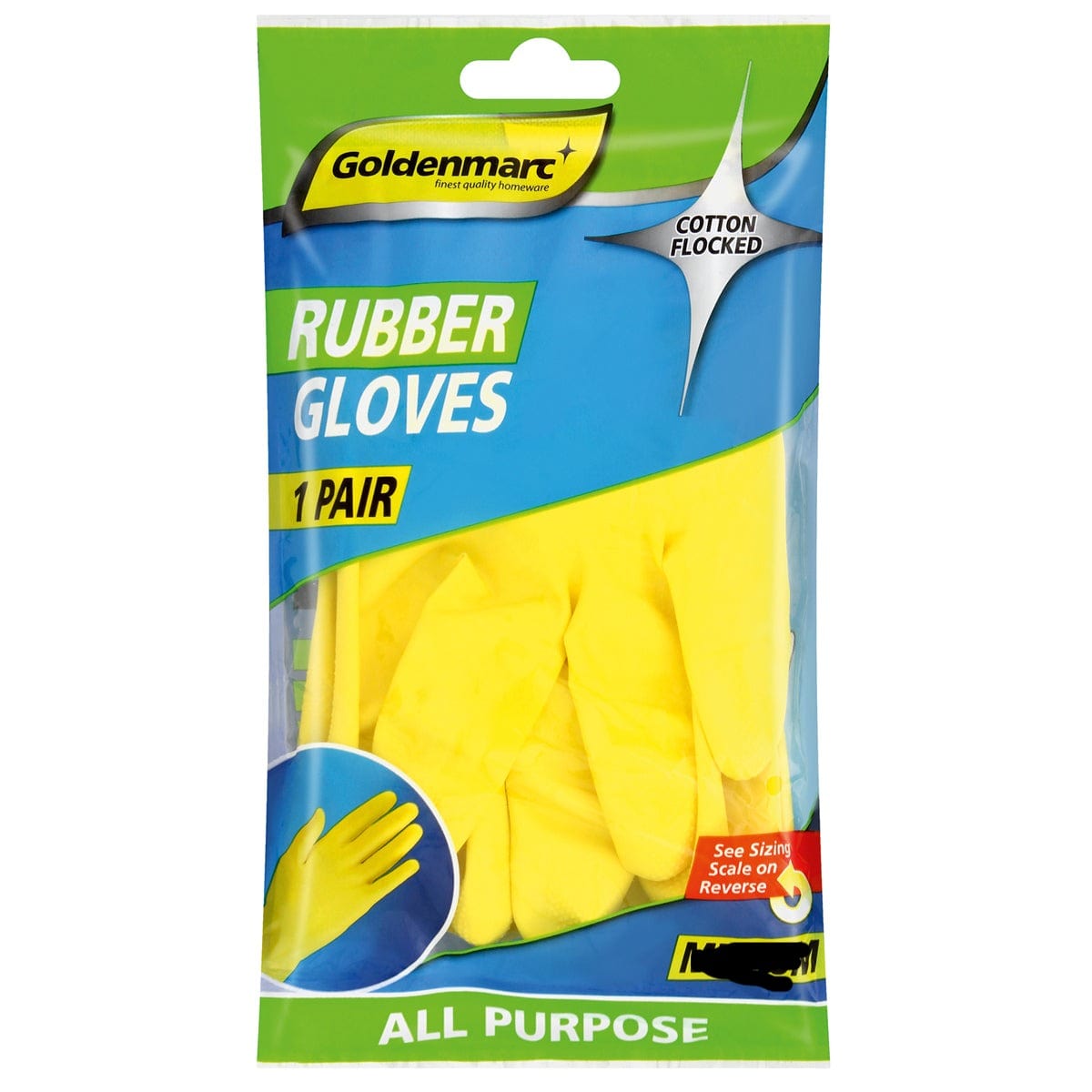 Goldenmarc Dish Coloth Goldenmarc Rubber Gloves Small (7260528115801)