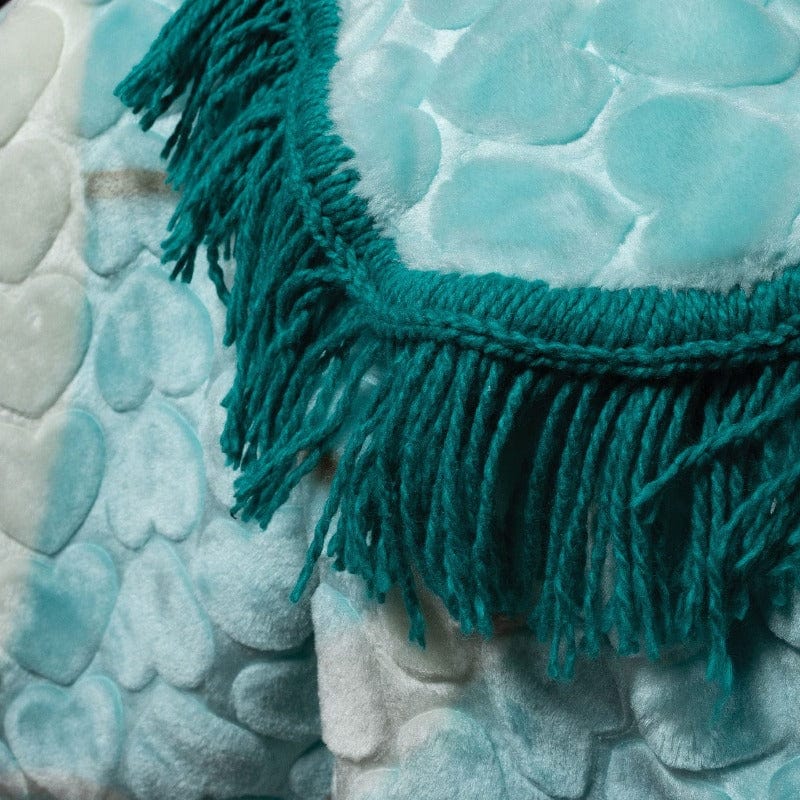 Sesli Sesli Mink Frill Design 160X170 BLK167 (4666323796057)