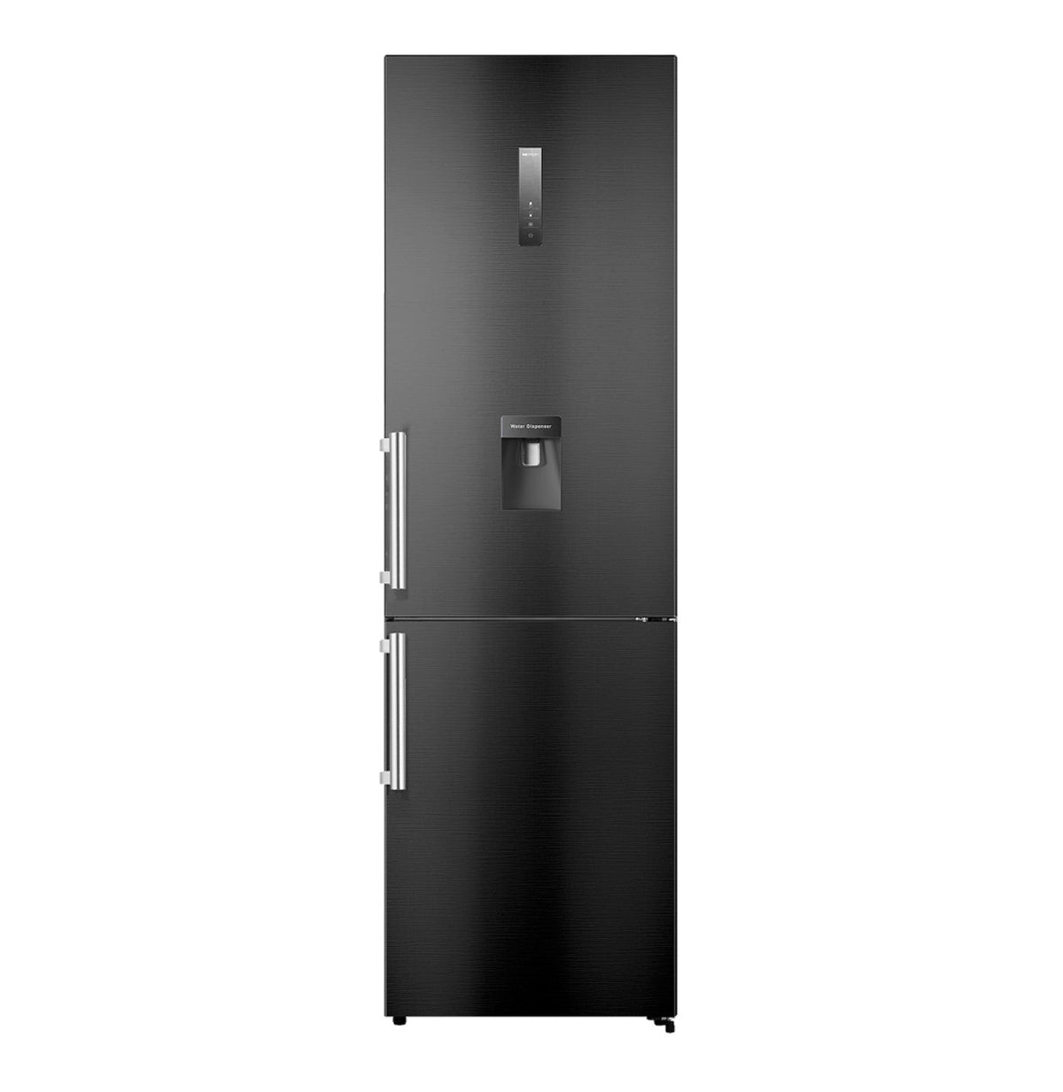 Hisense appliances Hisense H410BS-WD Black Stainless Steel Combi Fridge (2061834092633)