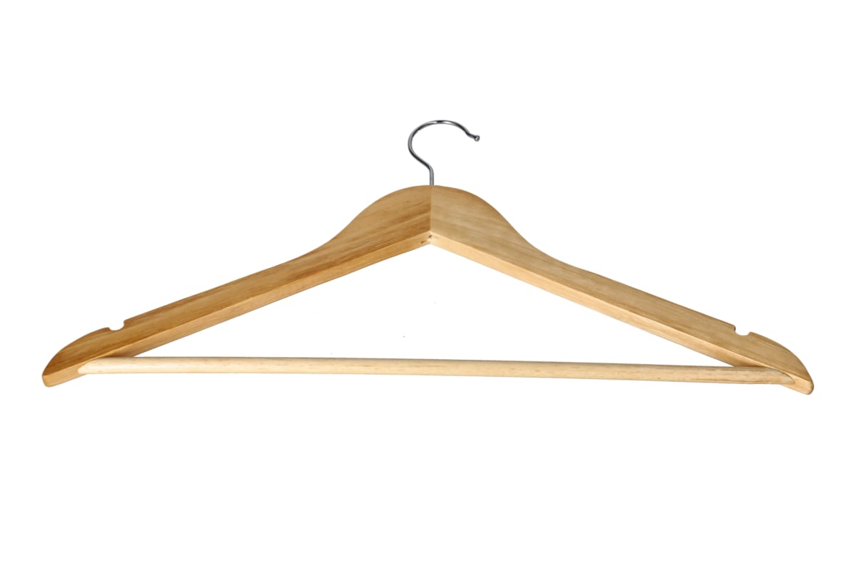 Danny Home Wood Hanger 44.5cm Nature 3 Piece WH010-3PDQ.