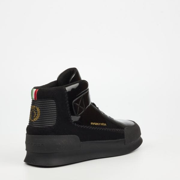 Mazerata Sneakers Mazerata Valentino 1 Pat Suede Black (7514612760665)