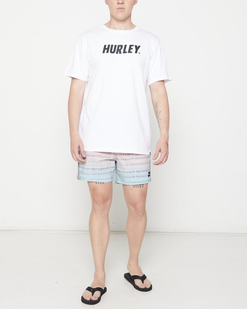Hurley T Shirt Hurley Fastlane Core Tee White (7634176180313)