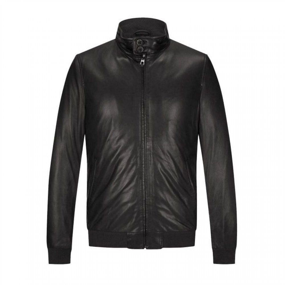 Bugatti Jacket Bugatti Mens Leather Jacket Black