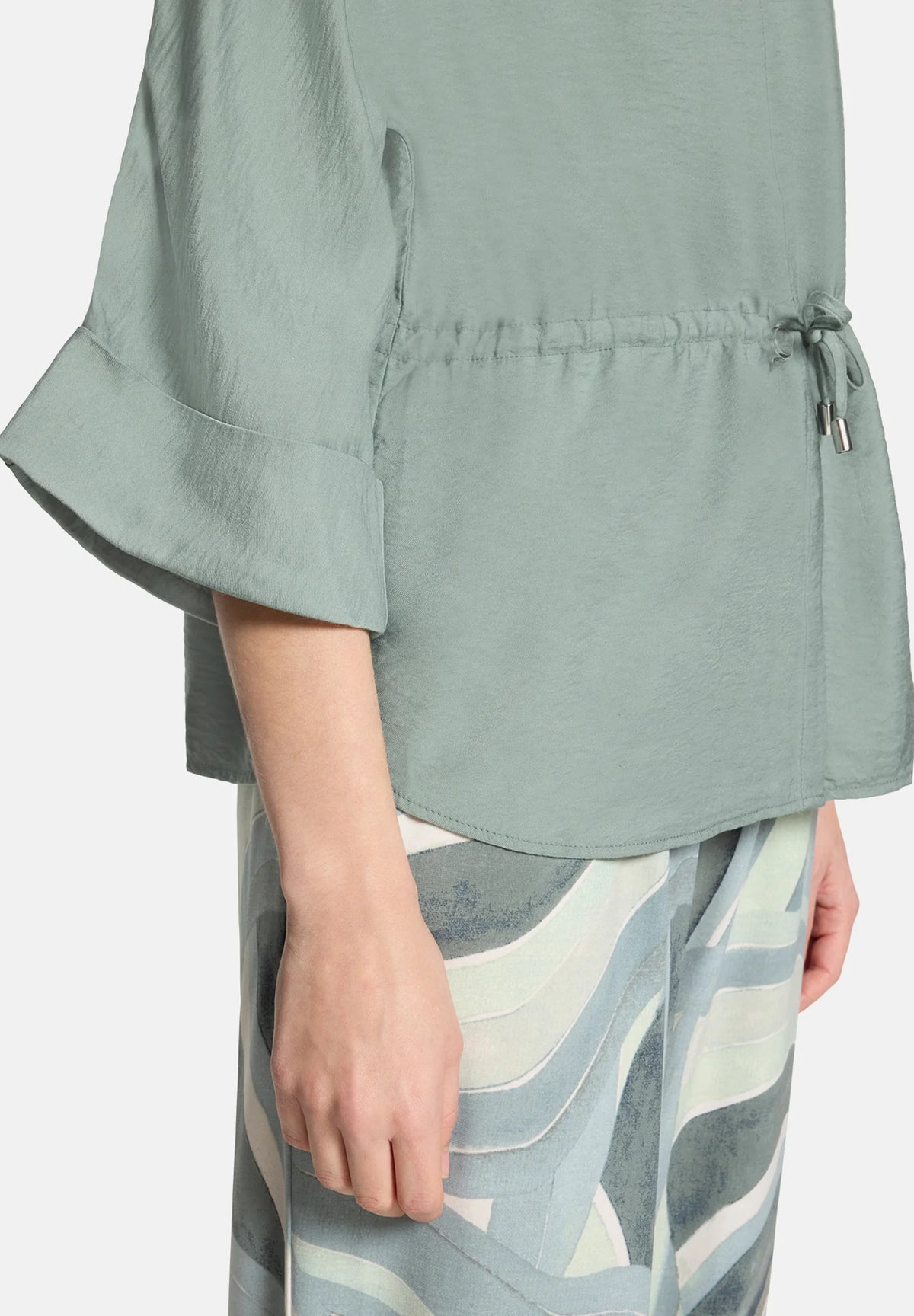 Betty Barclay Ladies Button Down Blouse- Chinois Green 8031/1836.