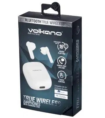 Volcano Buds Volkano Buds X 2.0 VK-1138 True Wireless Earphones + Charging Case – White (7716796661849)