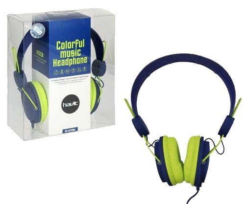 HAVIT Headphone Havit HV-H219D Headphone - Blue / Green (6574038188121)