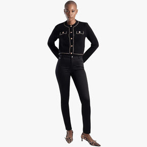 Sissy Boy Mid Waist Skinny Jean Black (8004973428825)