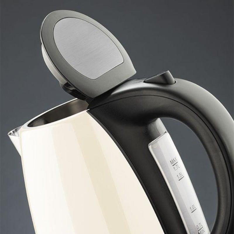 Russell Hobbs KETTLE Russell Hobbs 1.7 Litre Cream Stainless Steel Kettle Rhck08 (6590981308505)