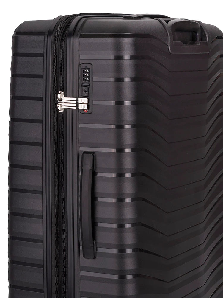 Cellini Aerotech 4 Wheel Trolley Case - Black