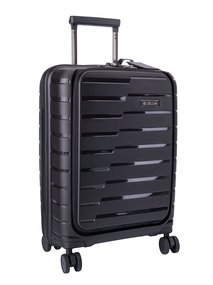Cellini Microlite Trolley Carry On Business Case Black.