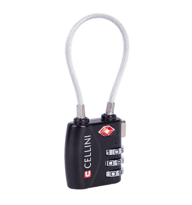 CELLINI Luggage Accessories Cellini Accessories Tsa Cable Lock Black 331015 (7768910397529)
