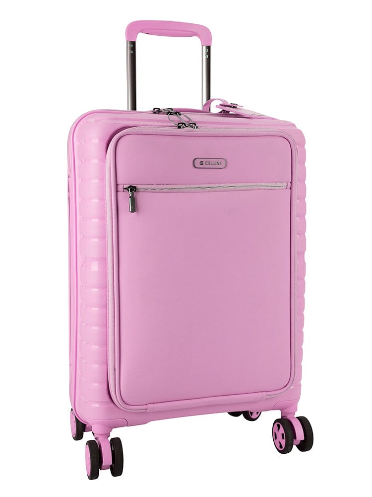 CELLINI Luggage & Bags Cellini Bizlite Soft Front Trolley Case Pink (7497373843545)