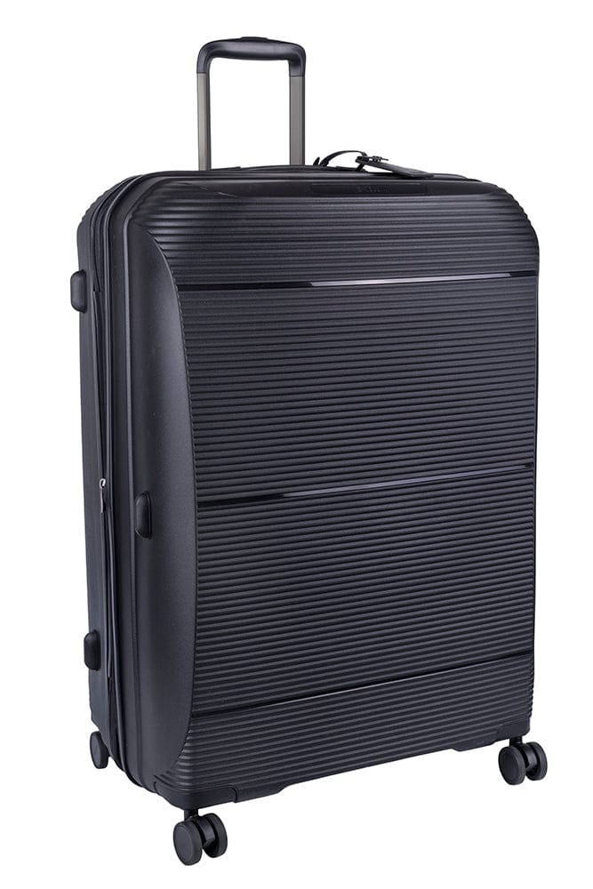 CELLINI Luggage & Bags Cellini Qwest Large 4 Wheel Trolley Case Black (7497366798425)
