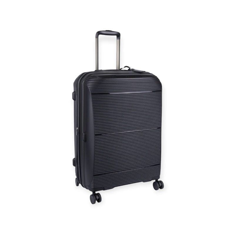 CELLINI Luggage & Bags Cellini Qwest Medium 4 Wheel Trolley Case Black