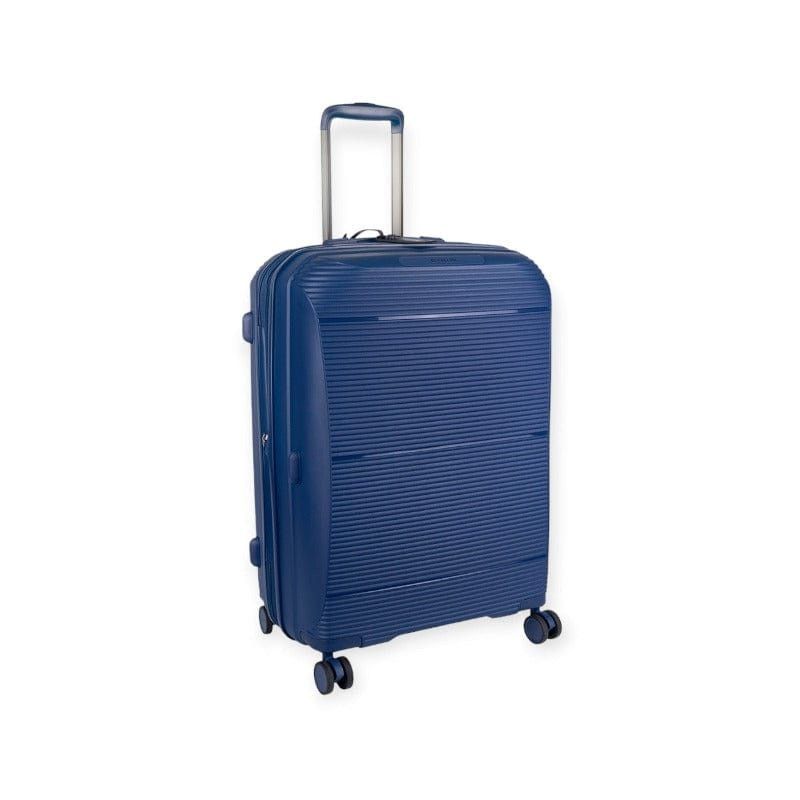 CELLINI Luggage & Bags Cellini Qwest Medium 4 Wheel Trolley Case Navy