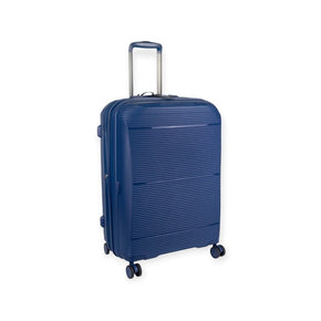 CELLINI Luggage & Bags Cellini Qwest Medium 4 Wheel Trolley Case Navy (7497358901337)