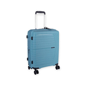 CELLINI Luggage & Bags Cellini Starlite 4 Wheel Carry on Trolley Light Blue (7497404678233)