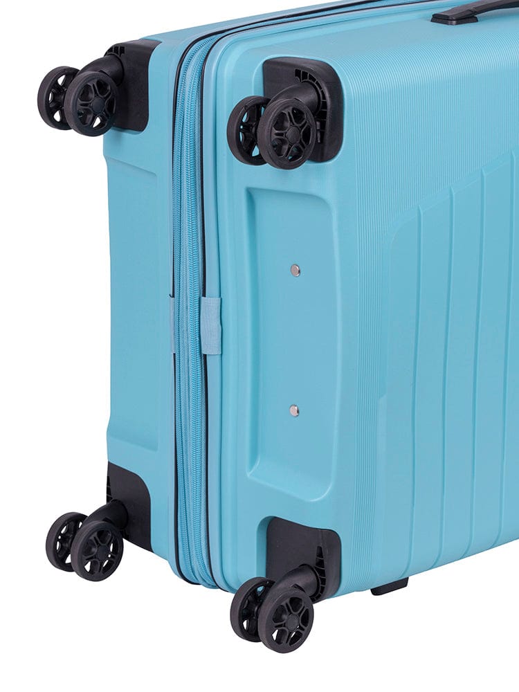CELLINI Luggage & Bags Cellini Starlite Medium 4 Wheel Trolley Case Light Blue (7497397370969)