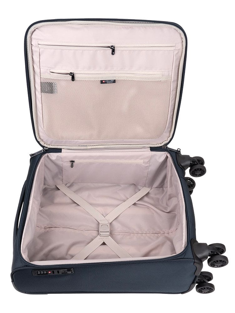 CELLINI Luggage Cellini Microlite S 4 Wheel Carry On Trolley 799506 (7772444917849)