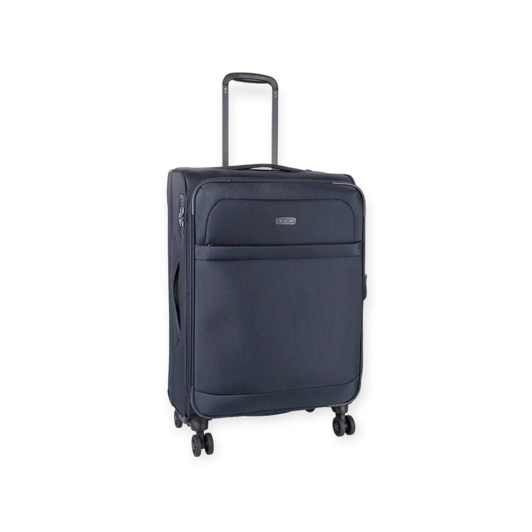 Cellini Microlite S Widebody Maxipack 4 Wheel Trolley Case - Ink Blue.
