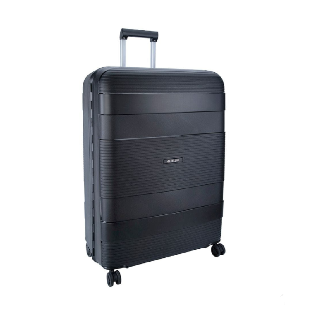 CELLINI Luggage Cellini Safetech 55Cm Carry On Black (7234858221657)
