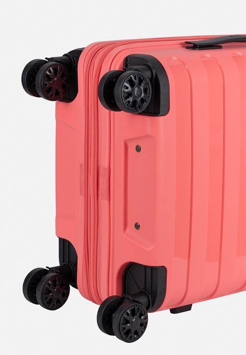CELLINI Luggage Cellini Sonic Large 4 Wheel Trolley Case Living Coral (7471559114841)