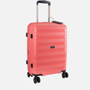 CELLINI Luggage Cellini Sonic Medium 4 Wheel Trolley Case Living Coral (7471555870809)