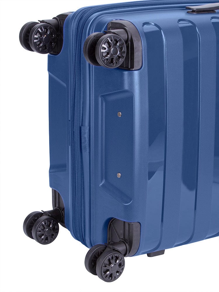 CELLINI Luggage Cellini Sonic Medium 4 Wheel Trolley Case Midnight Blue (7471541682265)