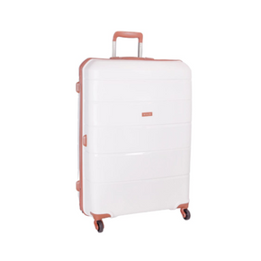 CELLINI Luggage Cellini Spinn Cabin Trolley Case White/Tan (7134123458649)