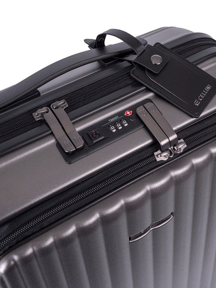 CELLINI Luggage Cellini Tri Pack 4 Wheel Carry On Trolley Case Includes 1 Large Packing Cube 110552 (7651495116889)