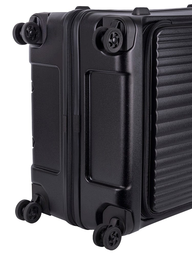 Cellini Luggage Cellini Tri Pak 4 Wheel Trolley Case-Black