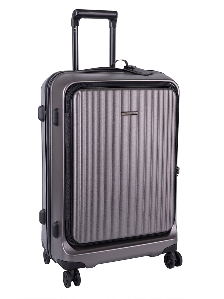 CELLINI Luggage Cellini Tri Pak Medium 4 Wheel Trolley Case Includes 1 Large & Medium Packing Cubes 110652 (7651500294233)
