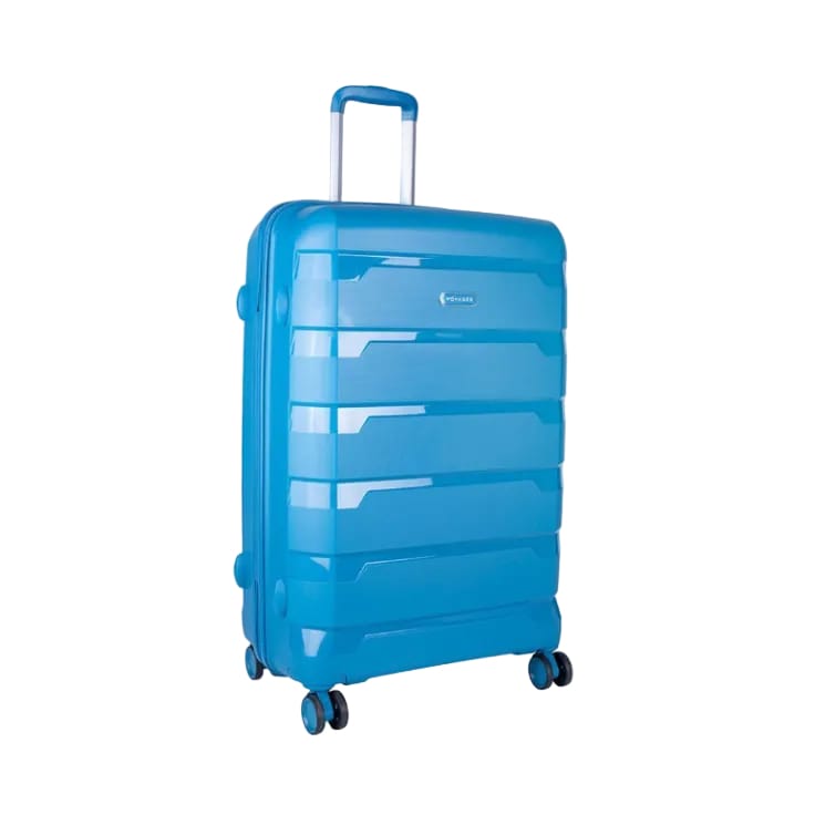 Cellini Luggage Voyager Pacific 4 Wheel Trolley Case -Blue