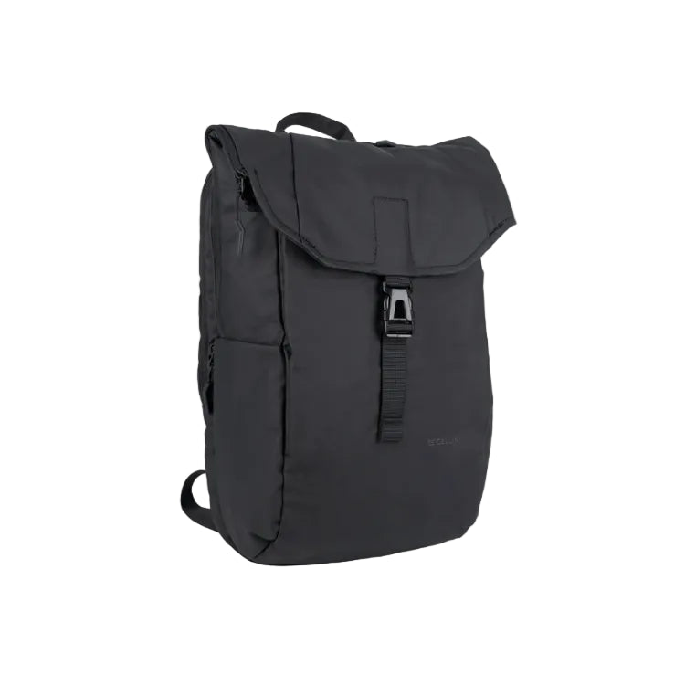 Cellini Sidekick Water Resistant Fold over Backpack-Black 293405.