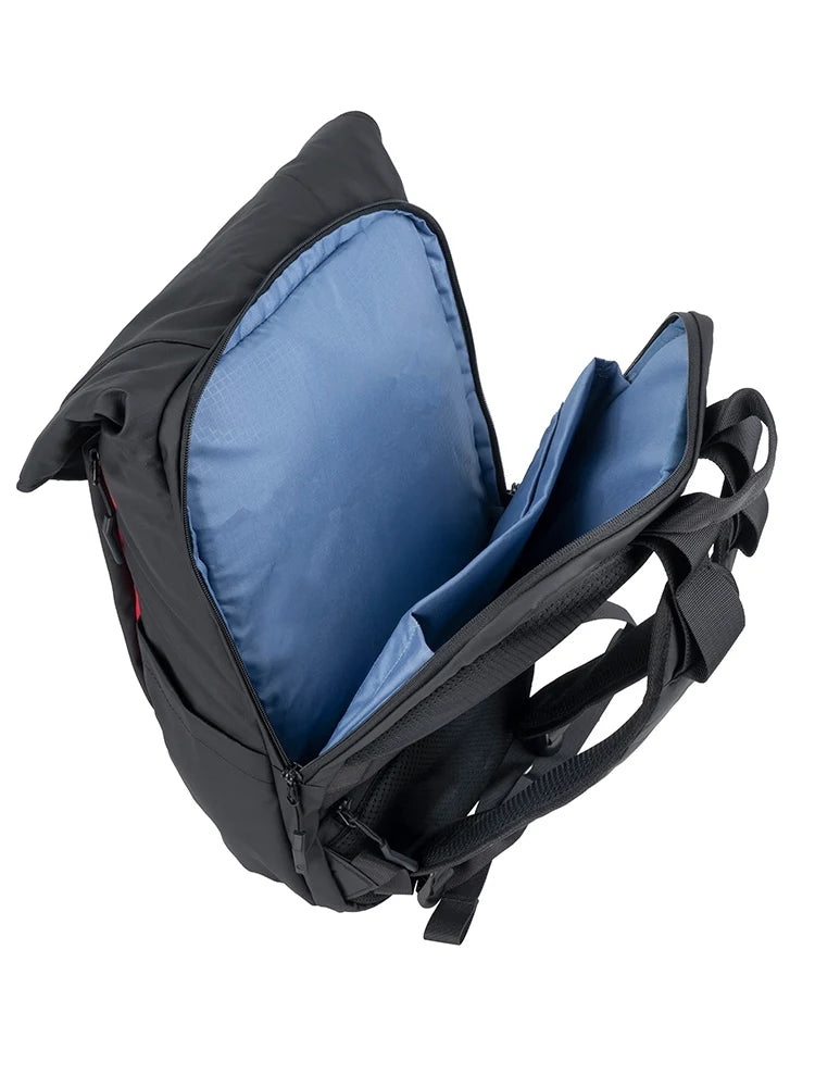 Cellini Sidekick Water Resistant Fold over Backpack-Black 293405.