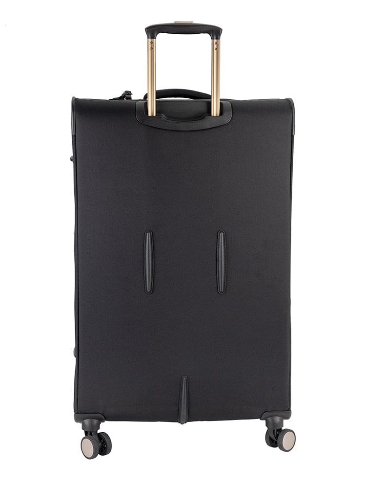 Cellini Suitcase Cellini Allure Soft Shell 4 Wheel Trolley-Black