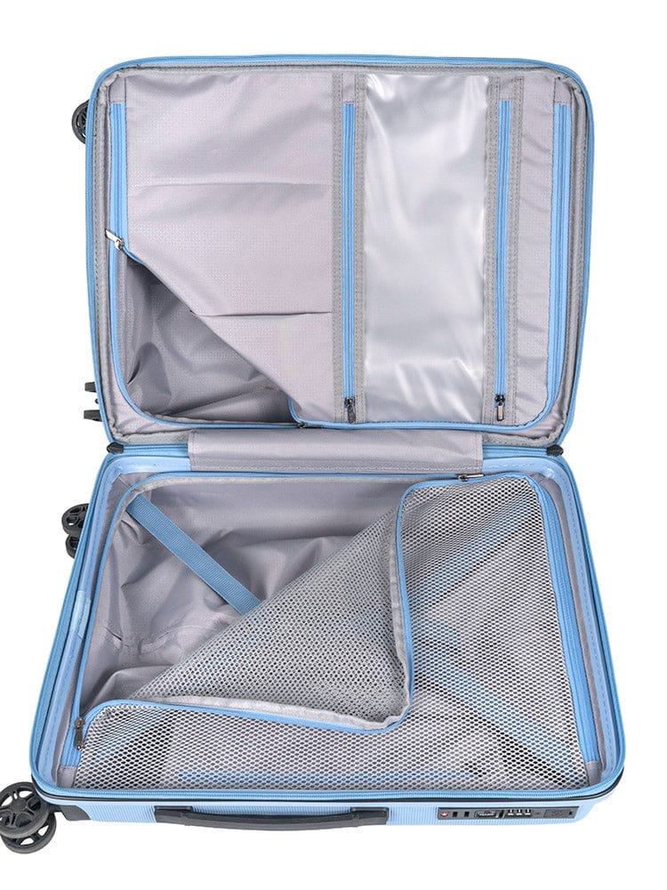 CELLINI Suitcase Cellini Starlite Medium 65Cm 4 Wheel Trolley Case Chambray Blue 3616561 (7797900247129)