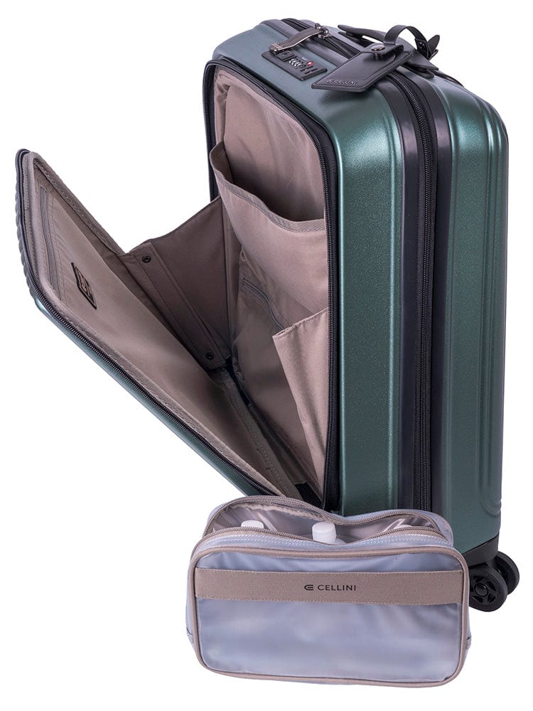 CELLINI Suitcase Cellini Tri Pak 4 Wheel Carry On Trolley Includes 1 Large Packing Cube 110553 (7826295390297)